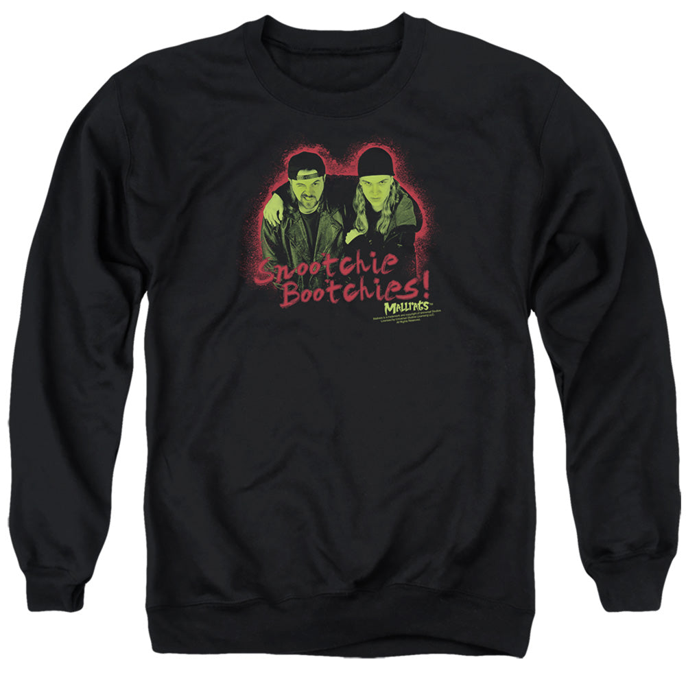 Mallratshort Sleevenootchie Bootchies - Adult Crewneck Sweatshirt - Black T-shirt