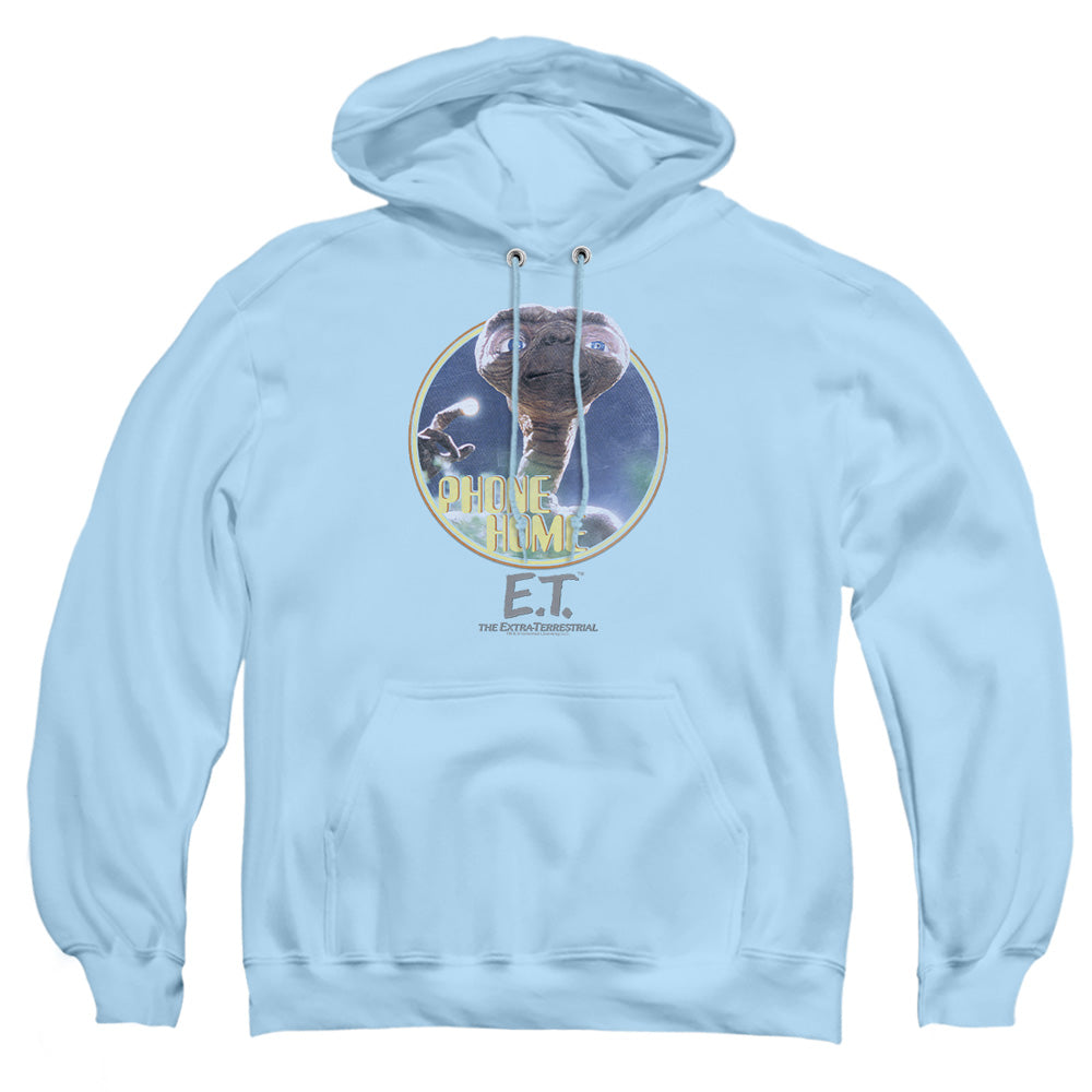 Et - Phone Home - Adult Pull-over Hoodie - Light Blue