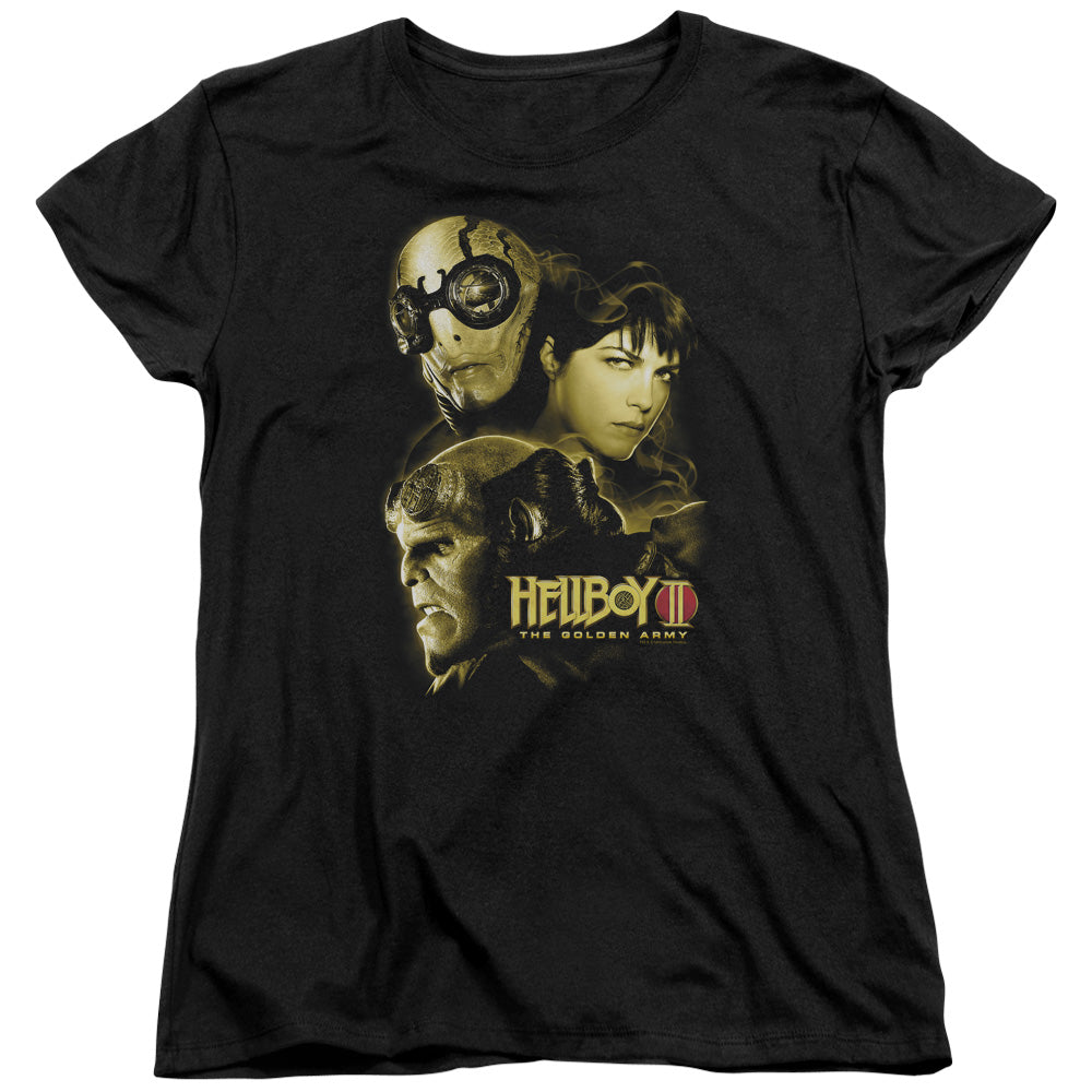 Hellboy Ii - Ungodly Creatures - Short Sleeve Womens Tee - Black T-shirt