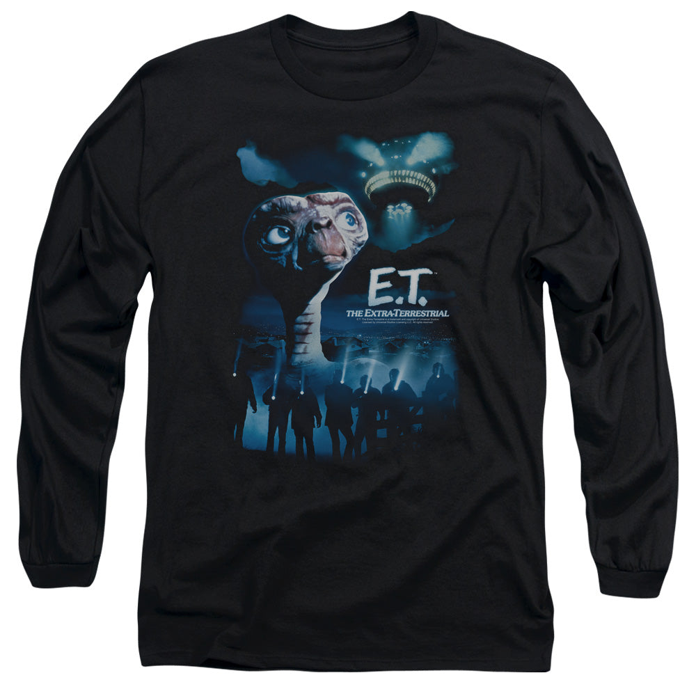 Et - Going Home - Long Sleeve Adult 18/1 - Black - Sm - Black T-shirt