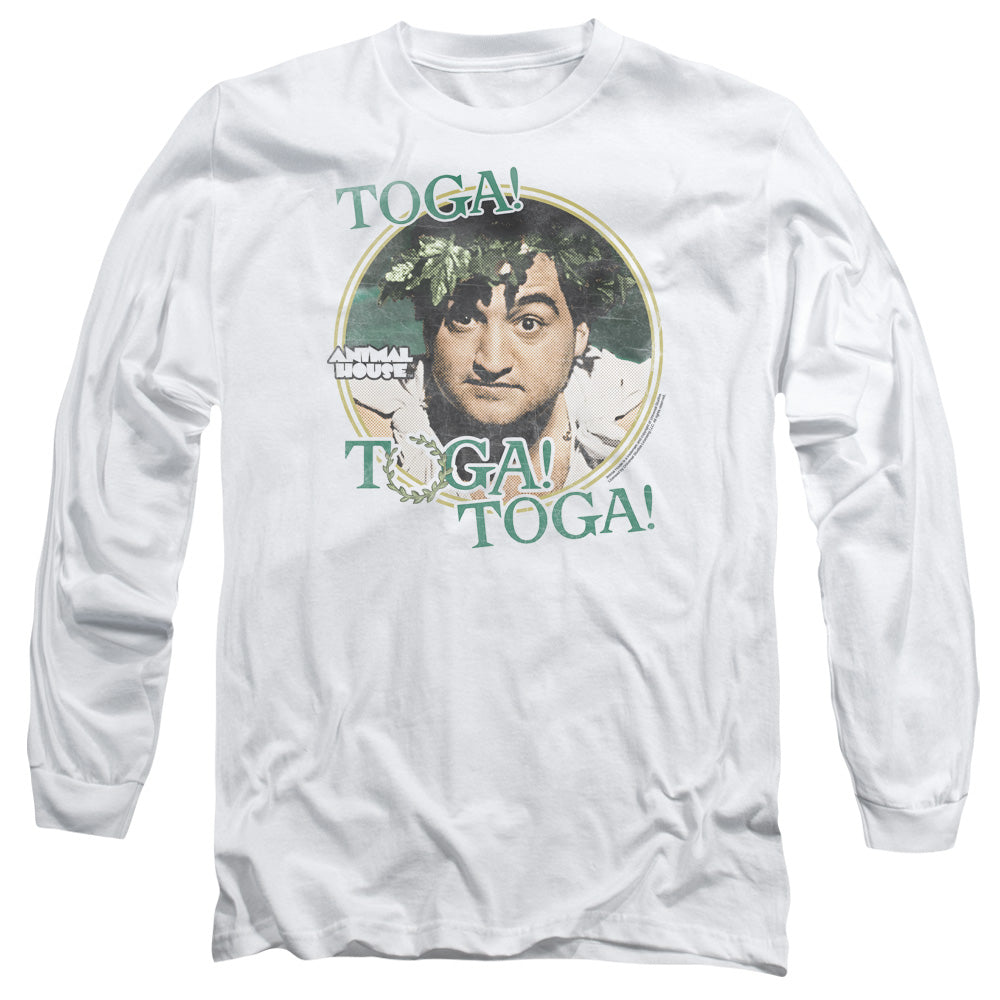 Animal House - Toga - Long Sleeve Adult 18/1 - White - Sm - White T-shirt