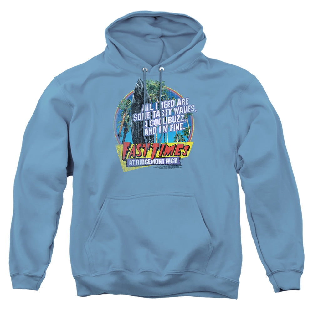 Fast Times Ridgemont High Tasty Waves - Adult Pull-over Hoodie - Carolina Blue