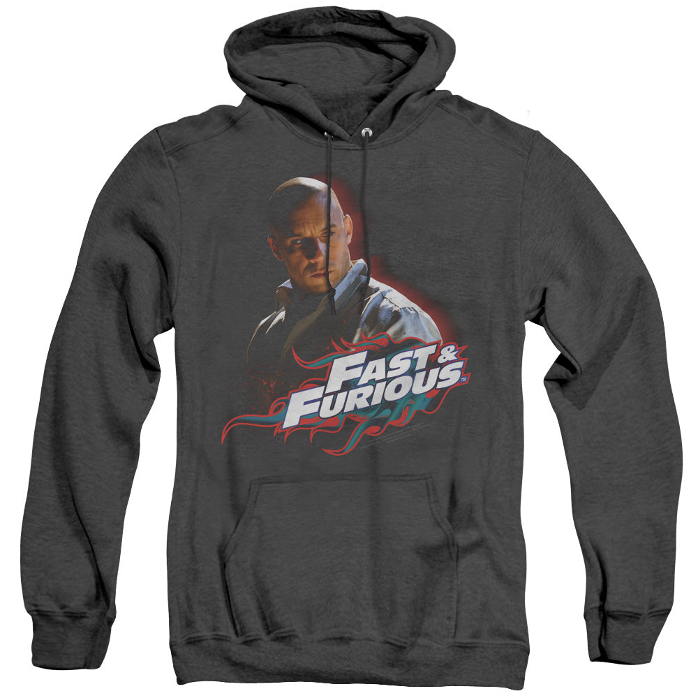 Fast And The Furious - Toretto - Adult Heather Hoodie - Black - Sm - Black