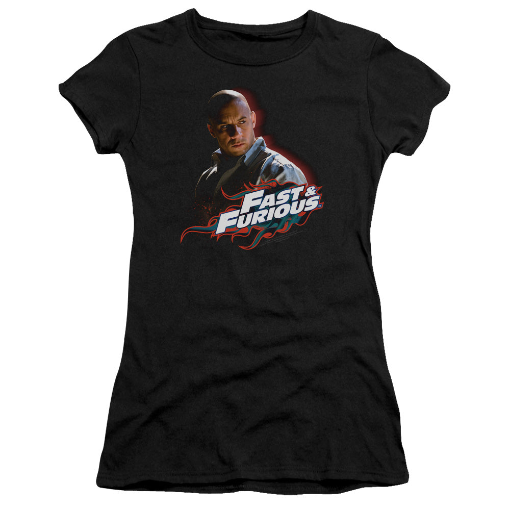 Fast And The Furious - Toretto - Short Sleeve Junior Sheer - Black - Sm - Black T-shirt