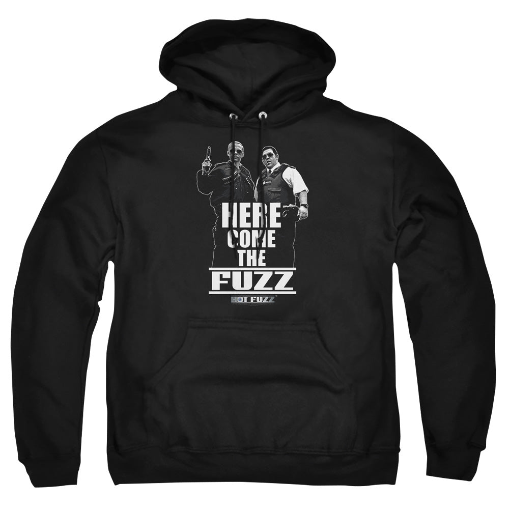 Hot Fuzz - Here Come The Fuzz - Adult Pull-over Hoodie - Black