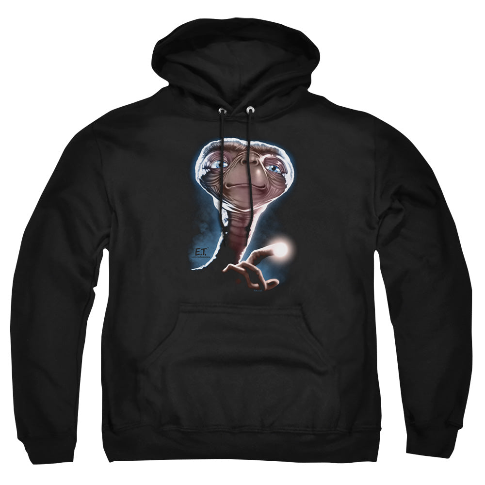 Et - Portrait - Adult Pull-over Hoodie - Black