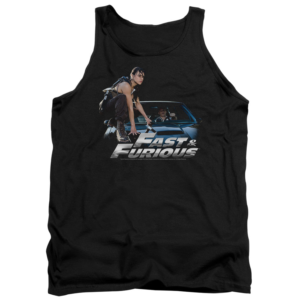 Fast And The Furious - Car Ride - Adult Tank - Black - Sm - Black