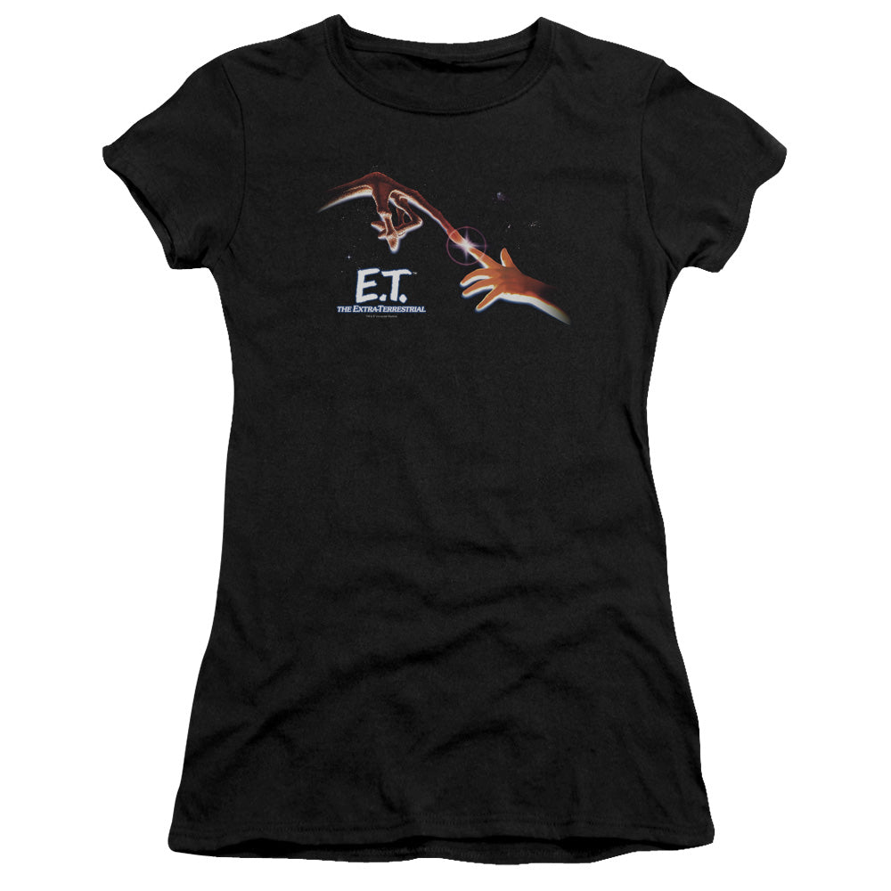 Et - Poster - Short Sleeve Junior Sheer - Black - Sm - Black T-shirt