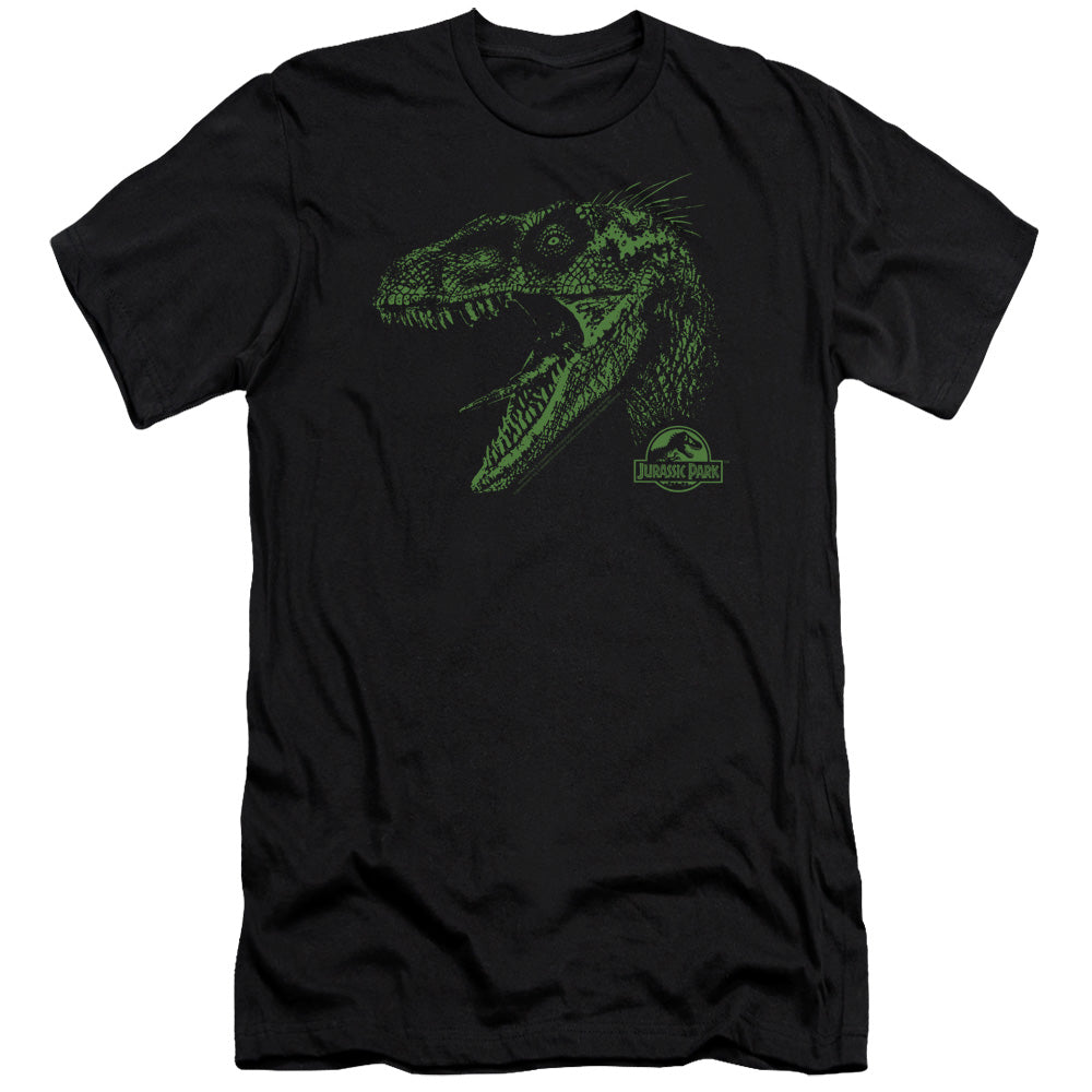 JURASSIC PARK RAPTOR MOUNT - S/S ADULT 30/1 - BLACK T-Shirt