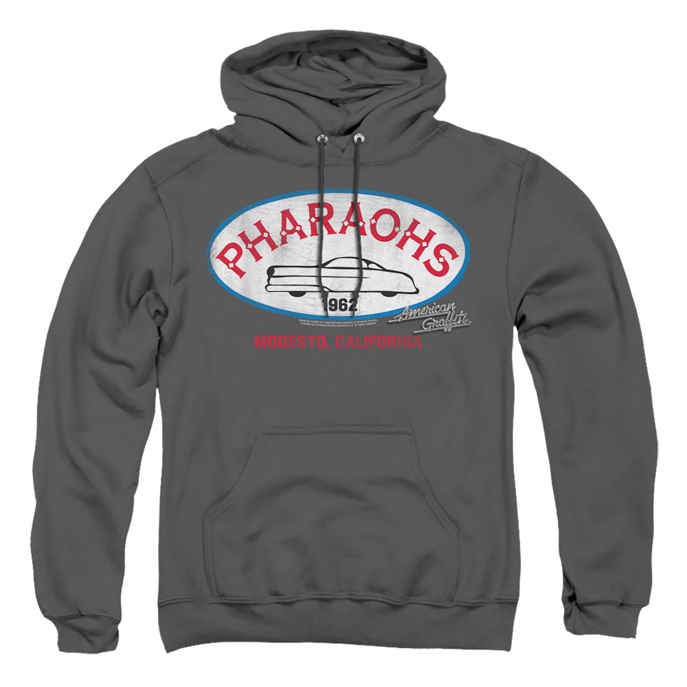 American Graffiti - Pharaohs - Adult Pull-over Hoodie - Charcoal