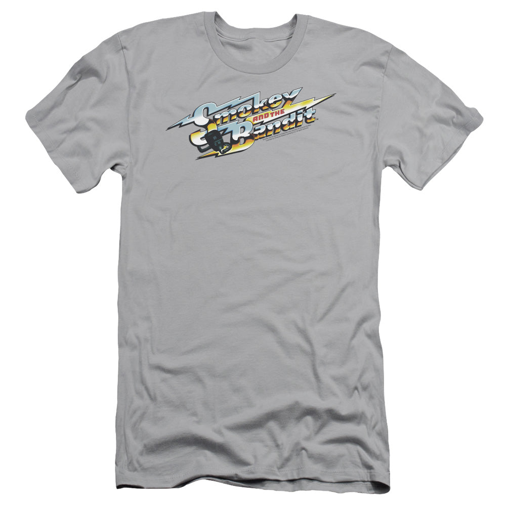 Smokey And The Bandit - Logo - Short Sleeve Adult 30/1 - Silver T-shirt