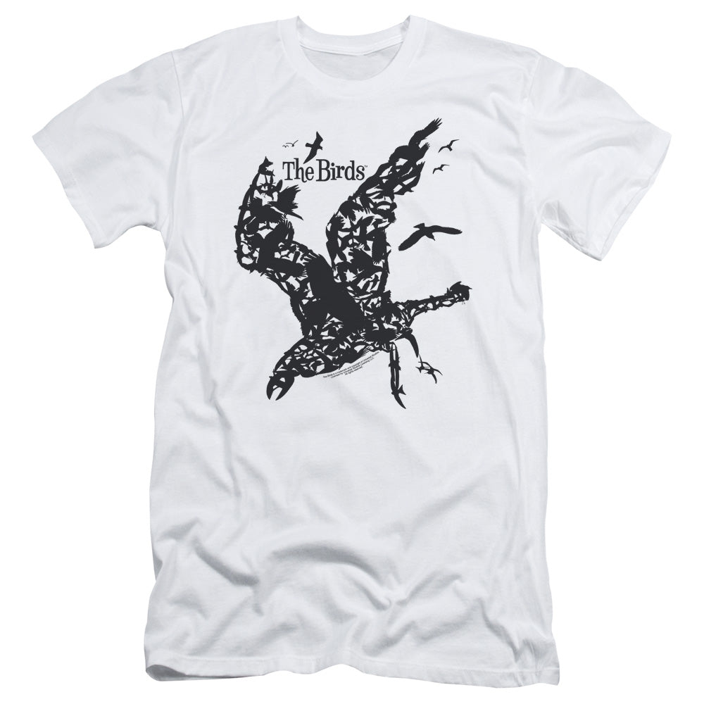 Birds - Title - Short Sleeve Adult 30/1 - White - Sm - White T-shirt