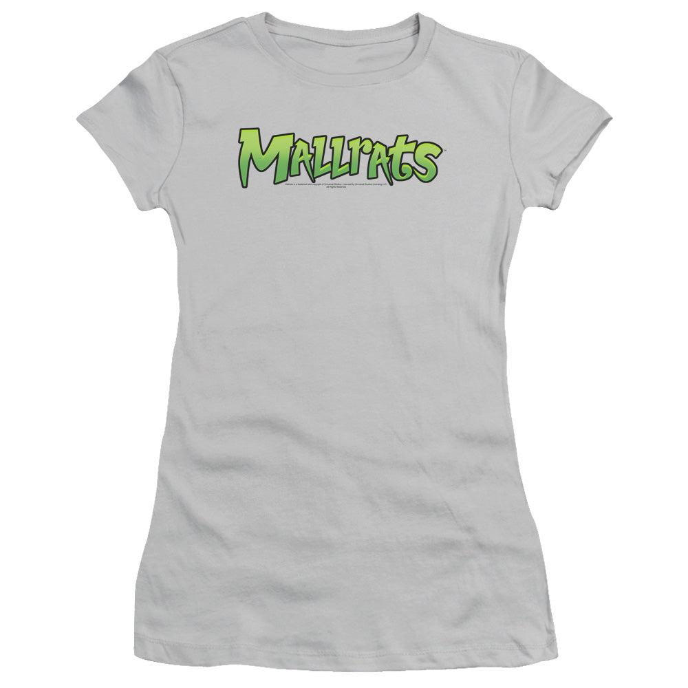 Mallrats - Logo - Short Sleeve Junior Sheer - Silver T-shirt