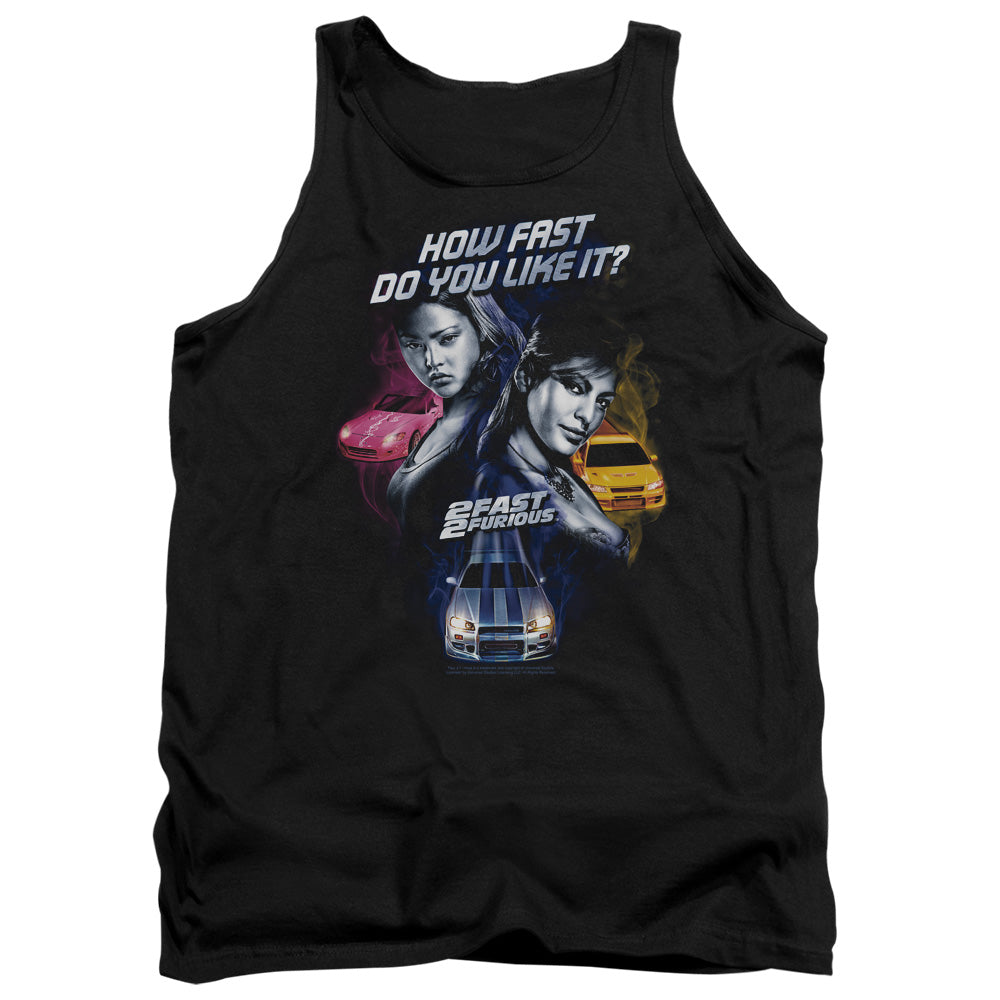 2 Fast 2 Furious - Fast Women - Adult Tank - Black - Sm - Black