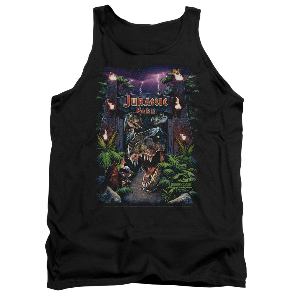Jurassic Park - Welcome To The Park - Adult Tank - Black