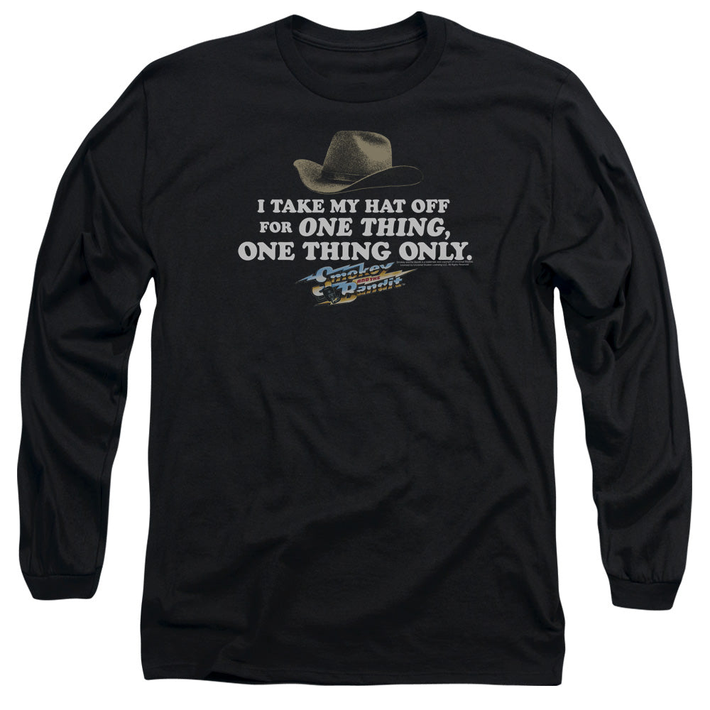 Smokey And The Bandit - Hat - Long Sleeve Adult 18/1 - Black T-shirt
