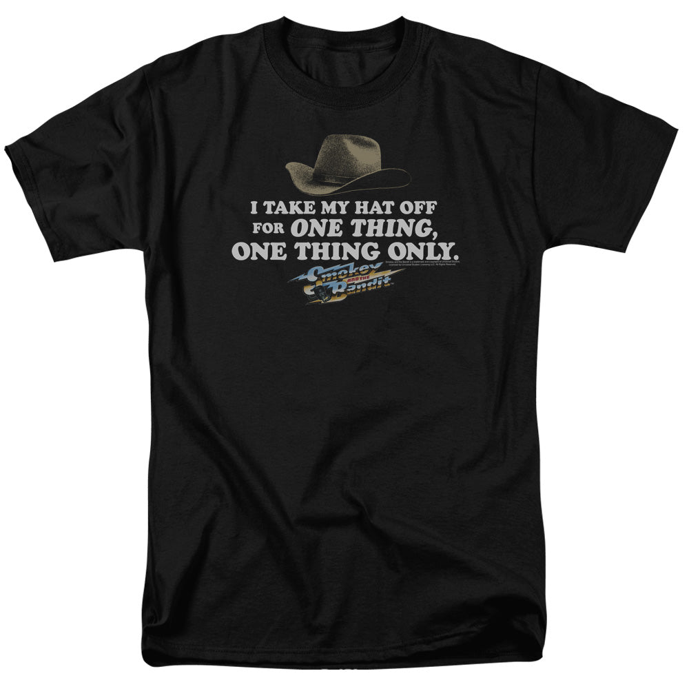 Smokey And The Bandit - Hat - Short Sleeve Adult 18/1 - Black T-shirt
