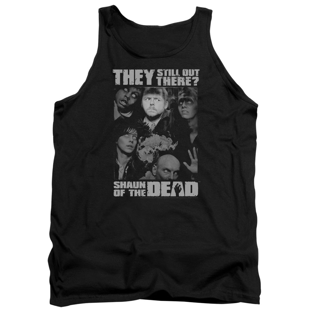 Shaun Of The Dead - Still Out There - Adult Tank - Black