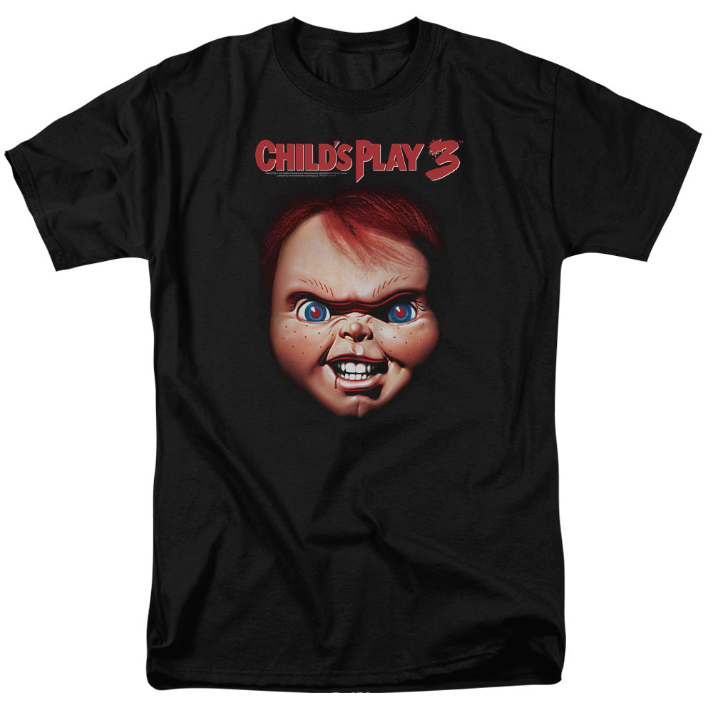 Childs Play 3 - Chucky - Short Sleeve Adult 18/1 - Black T-shirt