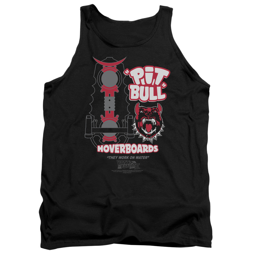 Back To The Future Ii - Pit Bull - Adult Tank - Black - Sm - Black