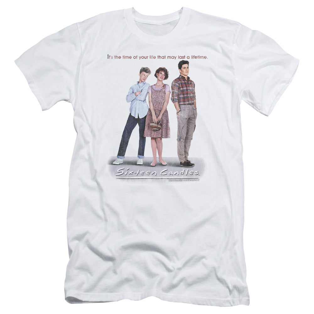 Sixteen Candles - Poster - Short Sleeve Adult 30/1 - White T-shirt