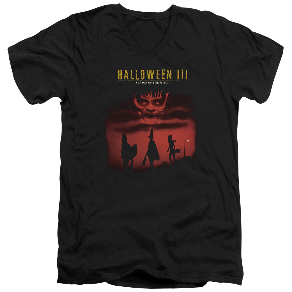 Halloween Iii - Season Of The Witch - Short Sleeve Adult V-neck - Black T-shirt