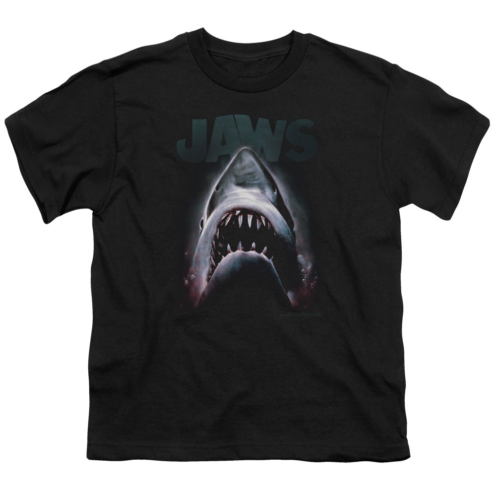Jaws - Terror In The Deep - Short Sleeve Youth 18/1 - Black T-shirt