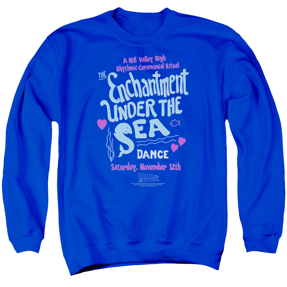 Back To The Future - Under The Sea - Adult Crewneck Sweatshirt - Royal Blue