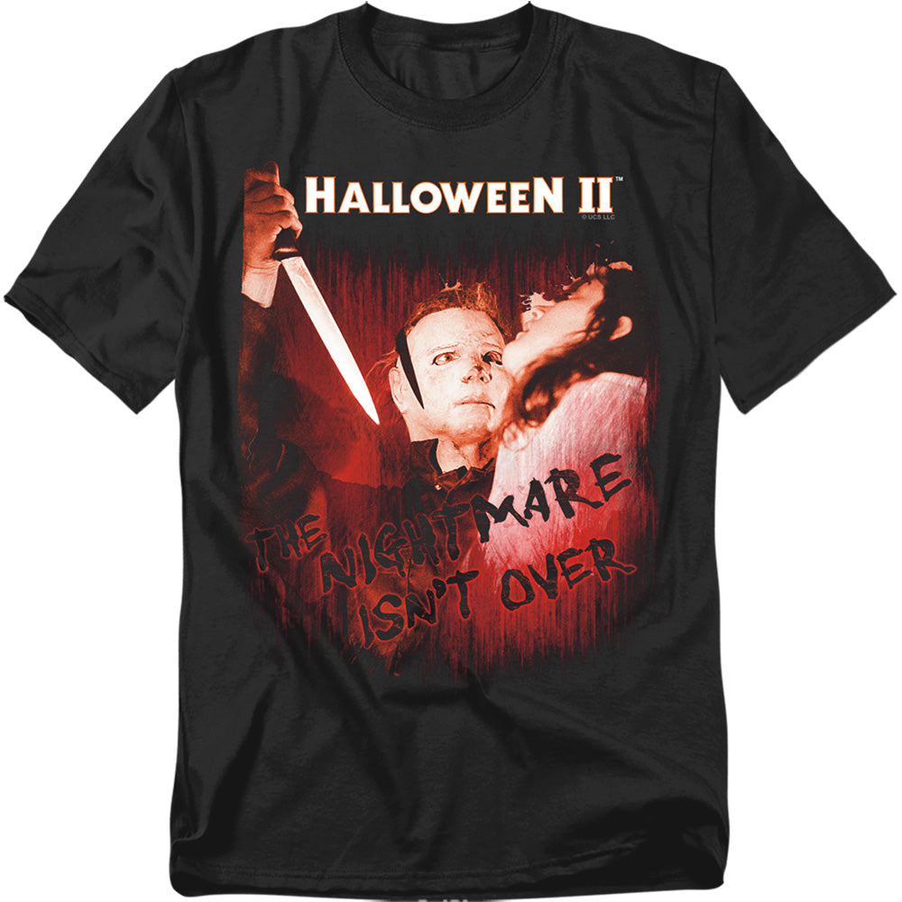 Halloween Ii - Nightmare - Short Sleeve Adult 18/1 - Black T-shirt