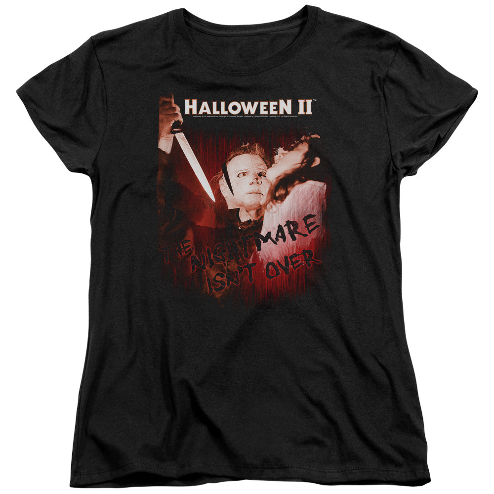Halloween Ii - Nightmare - Short Sleeve Womens Tee - Black - Sm - Black T-shirt