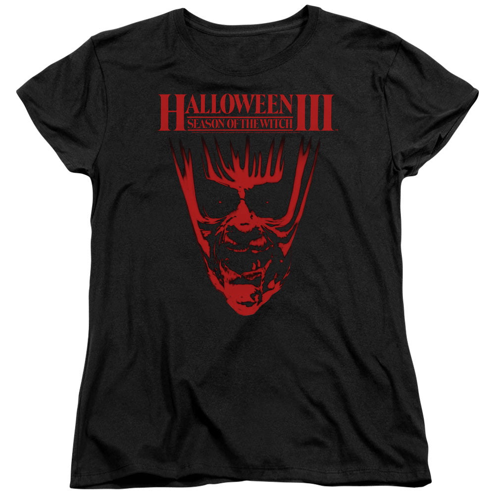 Halloween Iii - Title - Short Sleeve Womens Tee - Black T-shirt