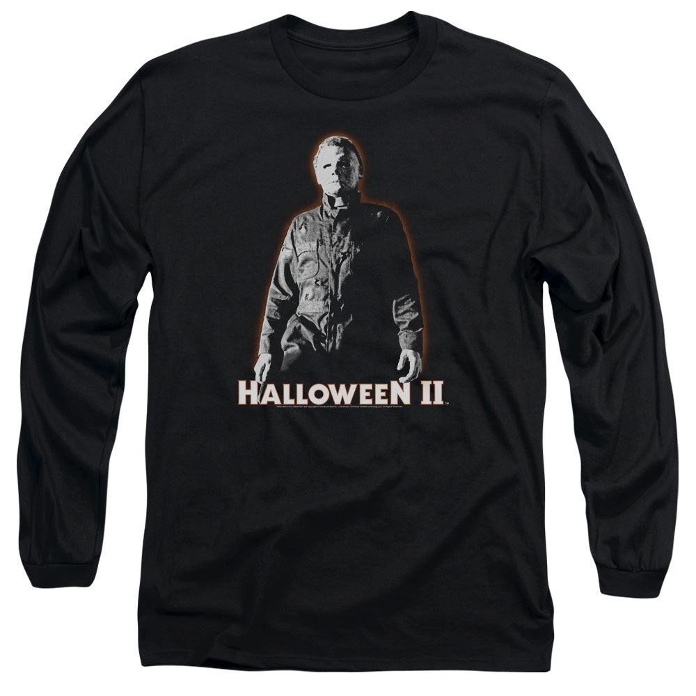 Halloween Ii - Michael Myers - Long Sleeve Adult 18/1 - Black T-shirt