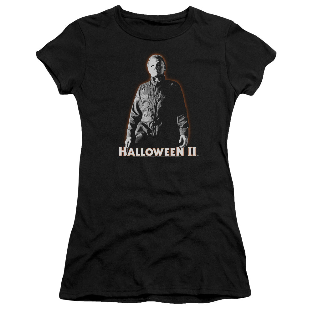 Halloween Ii - Michael Myers - Short Sleeve Junior Sheer - Black T-shirt