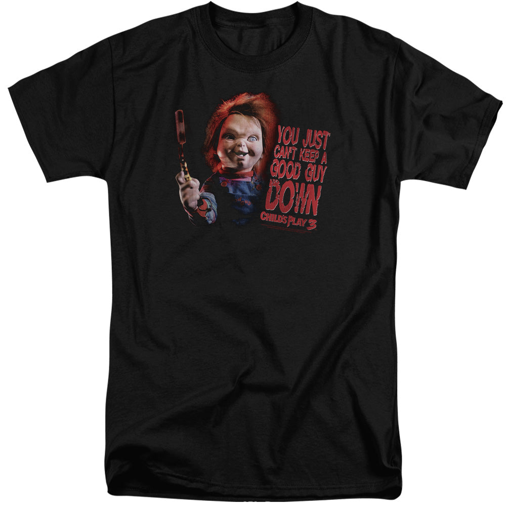 Childs Play 3 - Good Guy - Short Sleeve Adult Tall - Black - Xl - Black T-shirt
