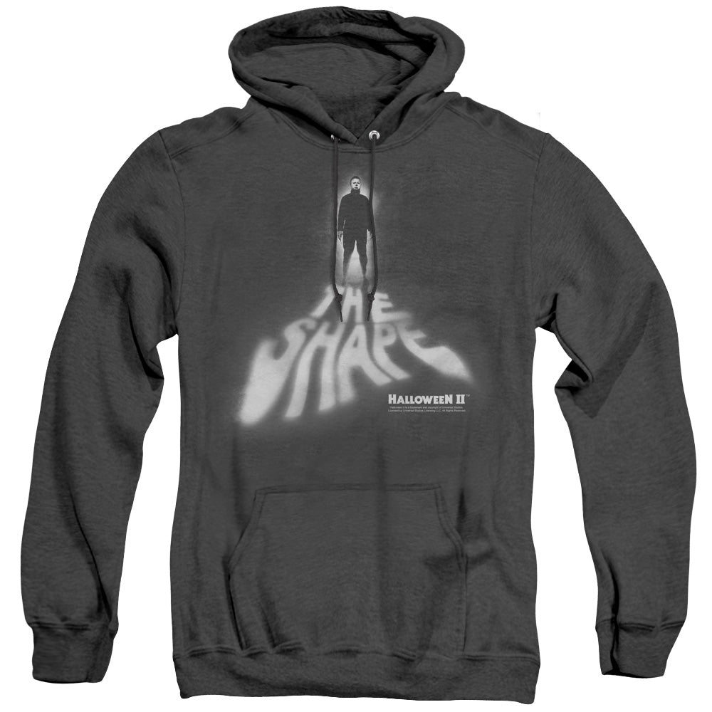 Halloween Ii - The Shape - Adult Heather Hoodie - Black - Sm - Black