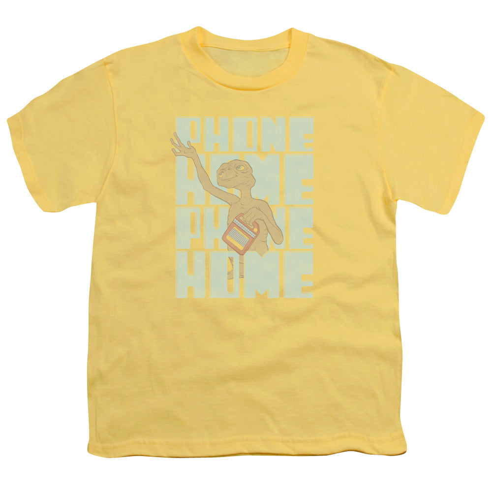 Et - Dropped Calls - Short Sleeve Youth 18/1 - Banana - Sm - Banana T-shirt