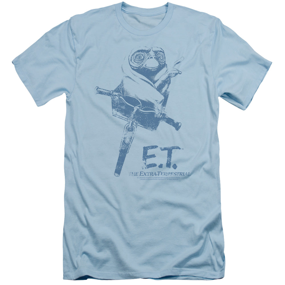 Et - Bike - Short Sleeve Adult 30/1 - Light Blue - Sm - Light Blue T-shirt