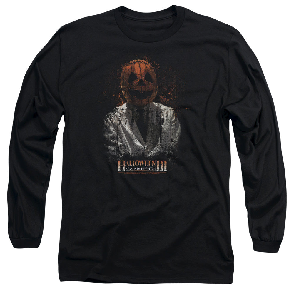 Halloween Iii - H3 Scientist - Long Sleeve Adult 18/1 - Black T-shirt