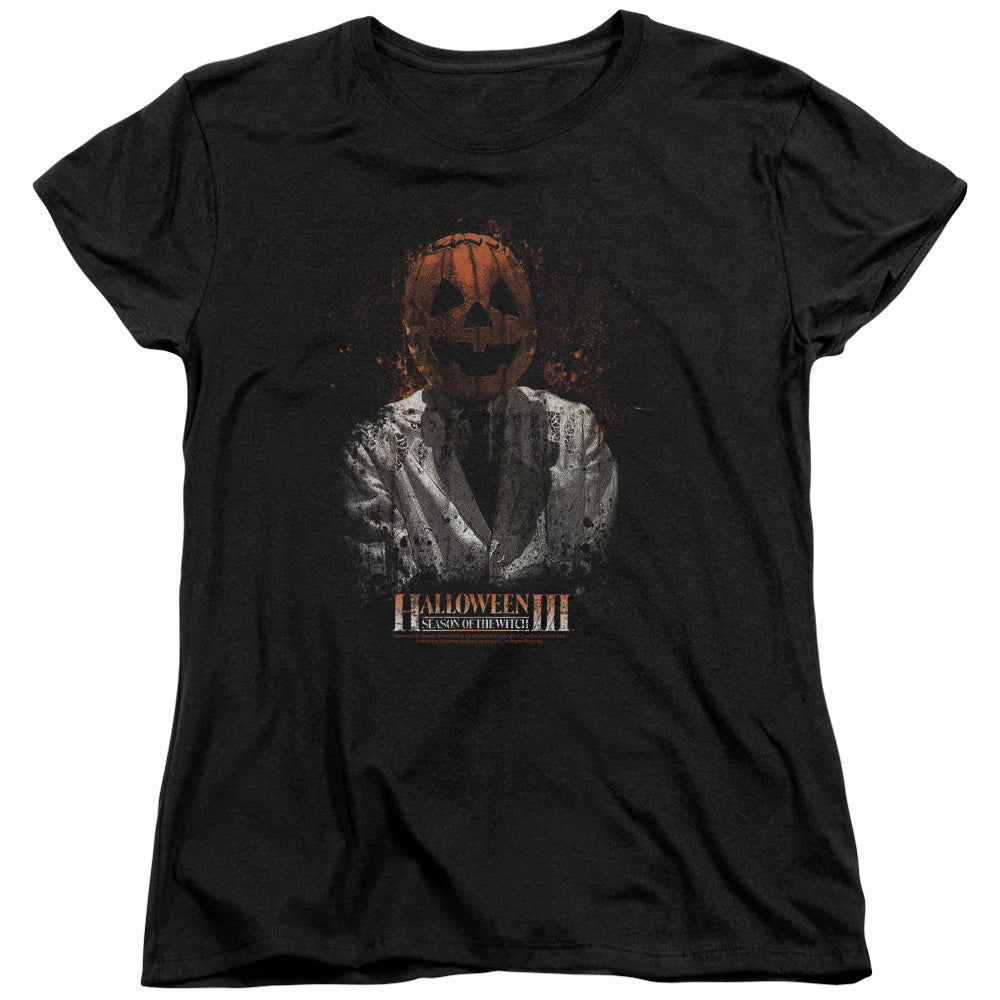 Halloween Iii - H3 Scientist - Short Sleeve Womens Tee - Black T-shirt