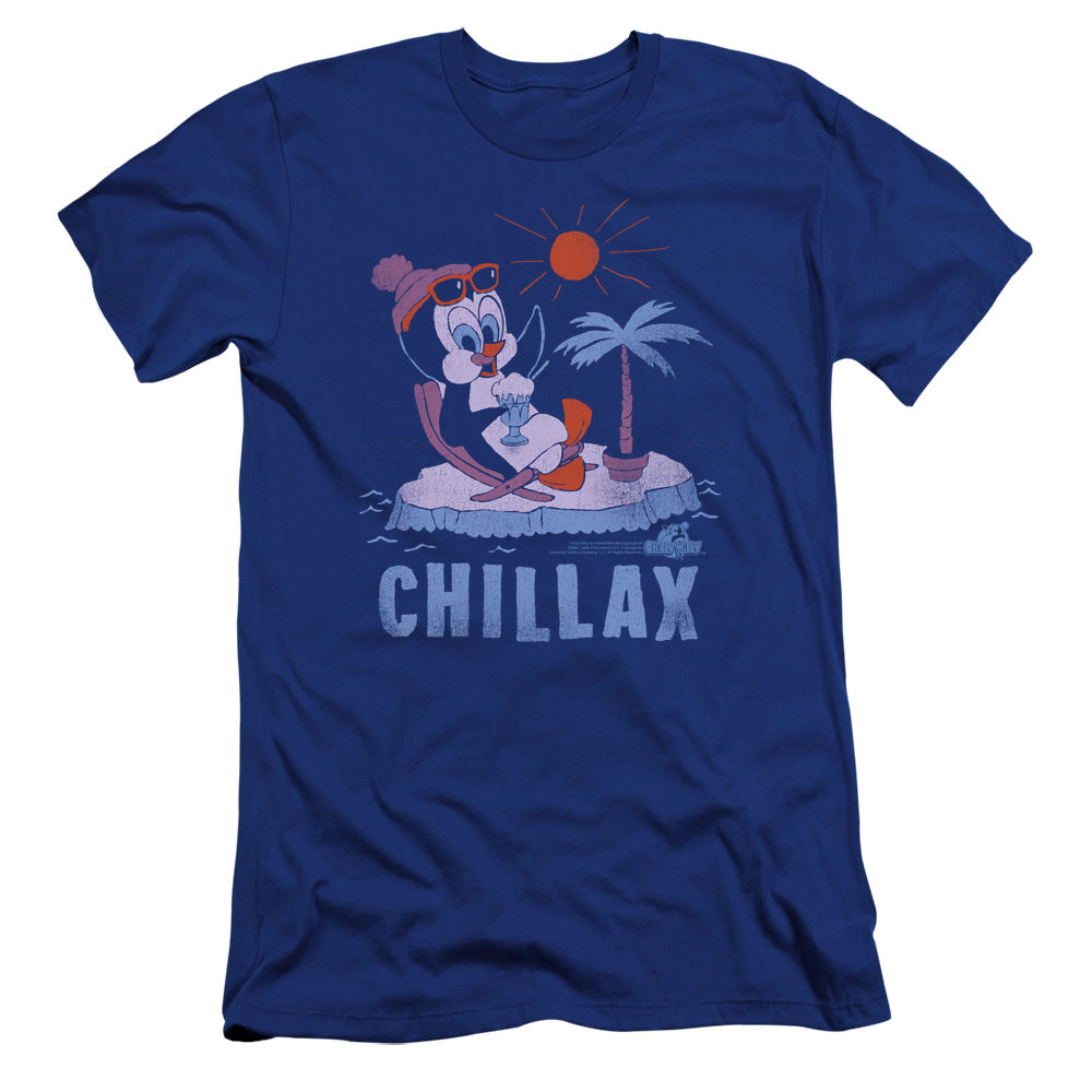 Chilly Willy - Chillax-premuim Canvas Adult Slim Fit 30/1 - Royal Blue