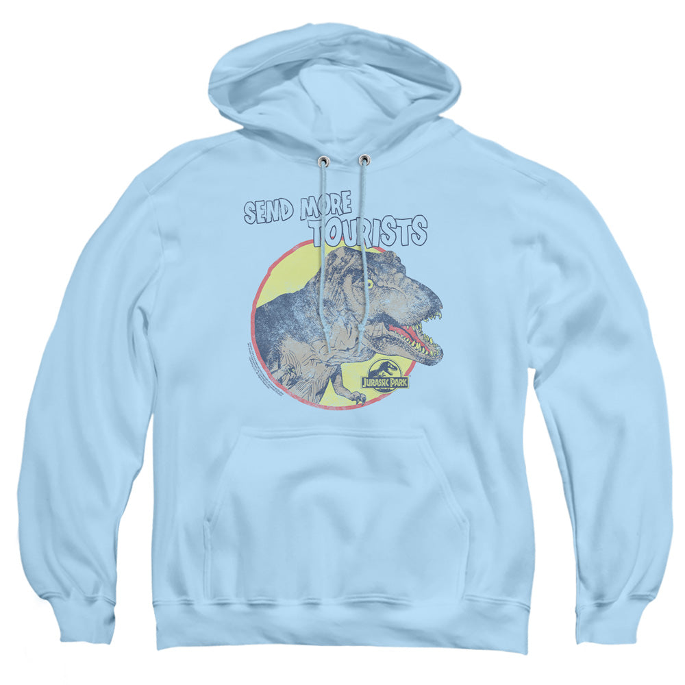 Jurassic Park - More Tourists - Adult Pull-over Hoodie - Light Blue
