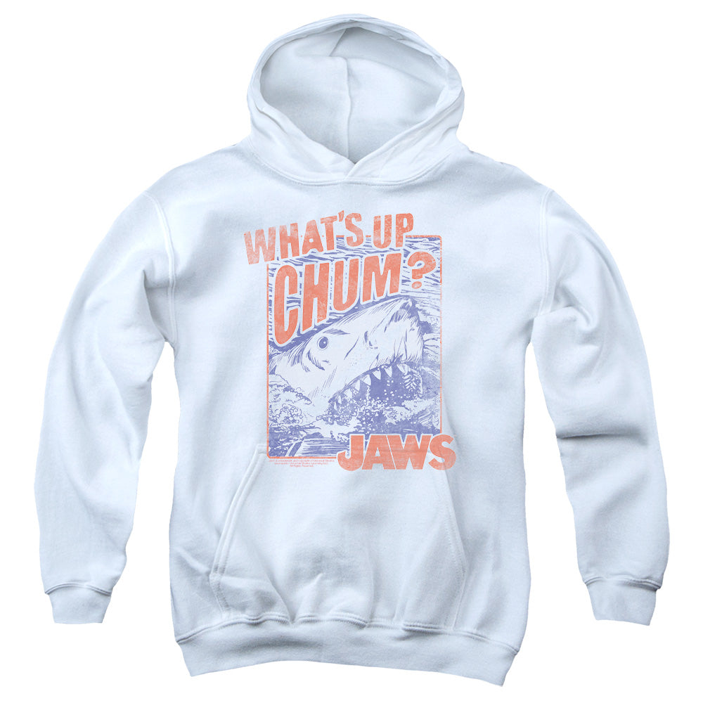 Jaws - Chum - Youth Pull-over Hoodie - White