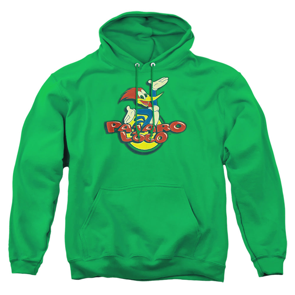 Woody Woodpecker - Loco - Adult Pull-over Hoodie - Kelly Green