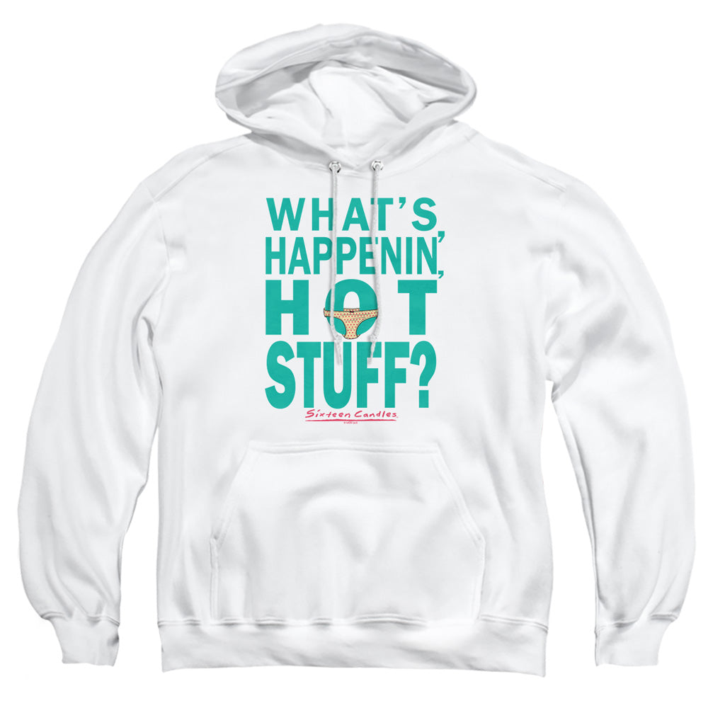 Breakfast Club - Whats Happenin - Adult Pull-over Hoodie - White - Sm - White