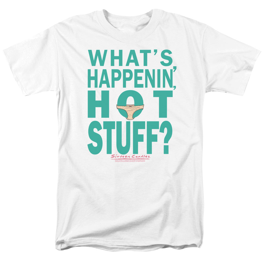 Breakfast Club - Whats Happenin - Short Sleeve Adult 18/1 - White - Sm - White T-shirt