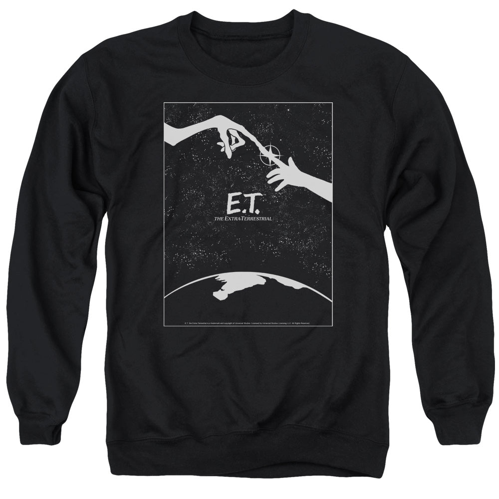 Et - Simple Poster - Adult Crewneck Sweatshirt - Black