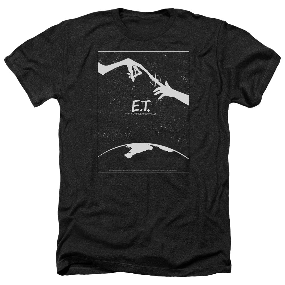 Et Simple Poster - Adult Heather - Black