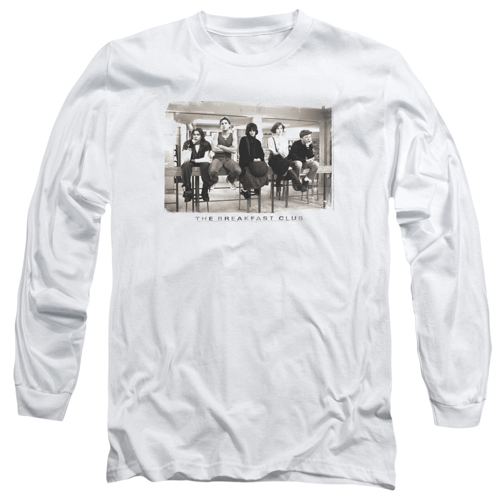 Breakfast Club - Mugs - Long Sleeve Adult 18/1 - White - Sm - White T-shirt