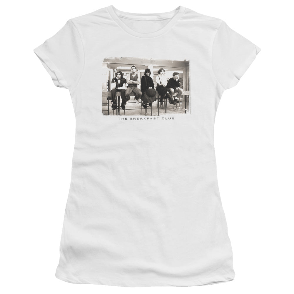 Breakfast Club - Mugs - Short Sleeve Junior Sheer - White - Sm - White T-shirt