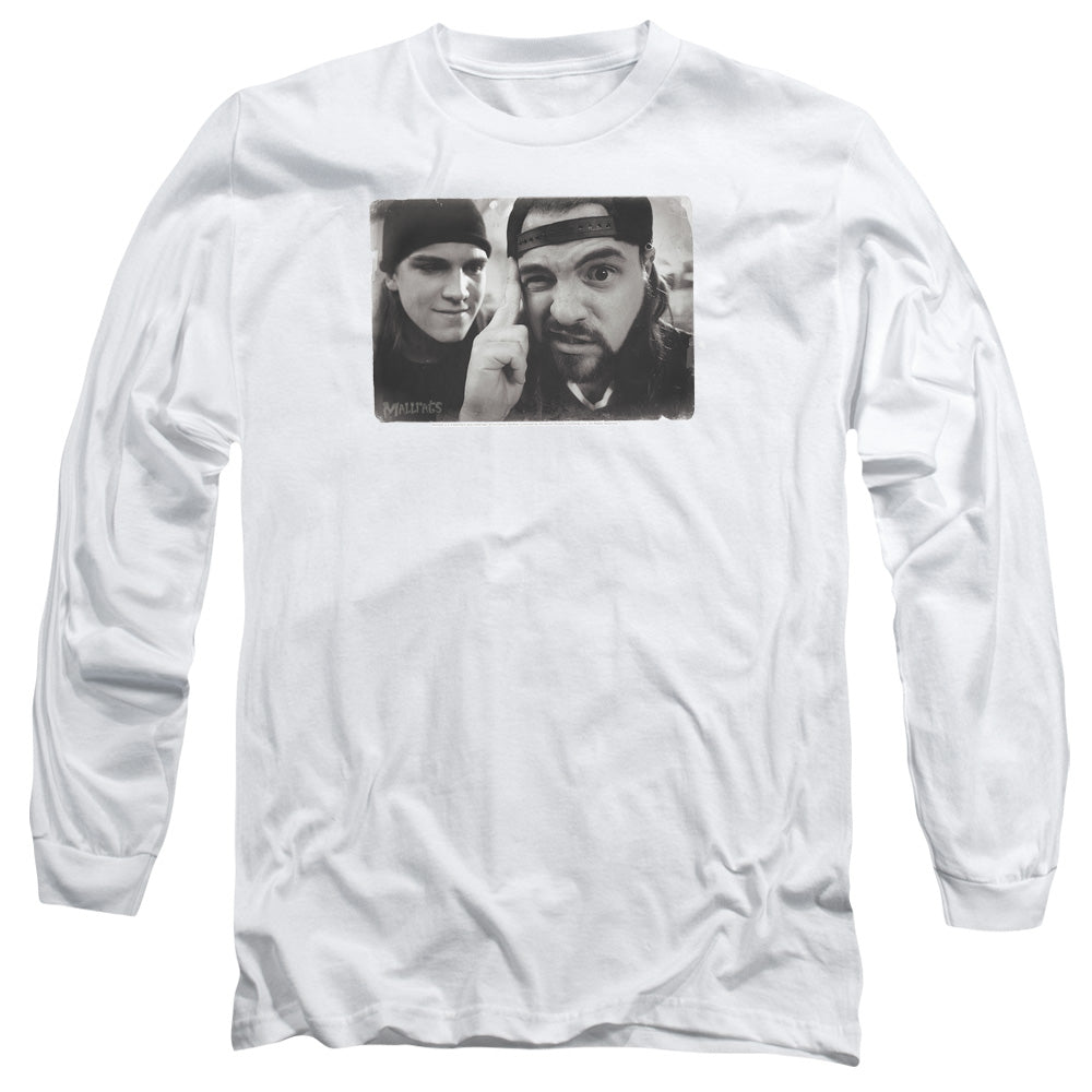Mallrats - Mind Tricks - Long Sleeve Adult 18/1 - White T-shirt